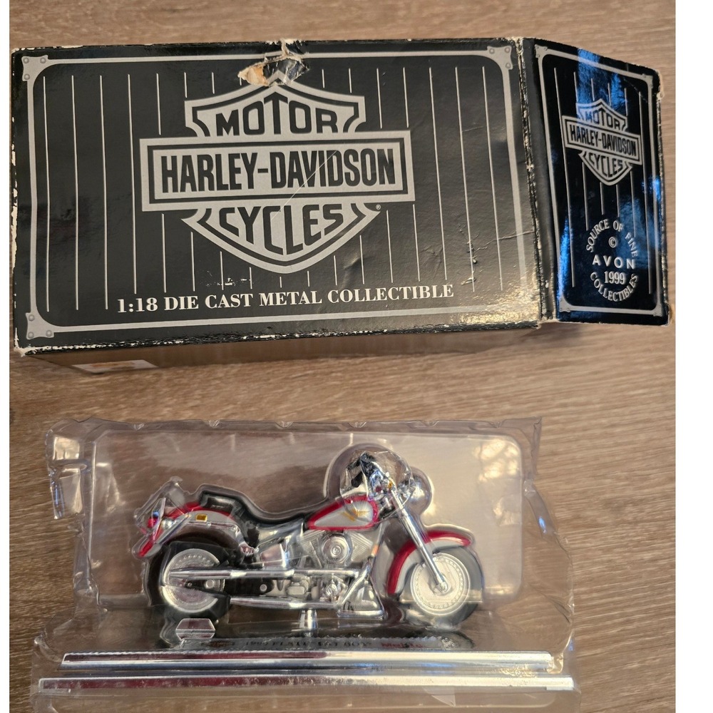 1999‎ Harley Davidson Fat Boy FLSTF 118 Die Cast Metal Collectible Motorcycle